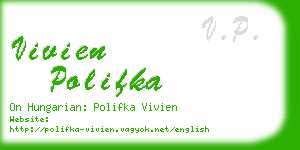 vivien polifka business card